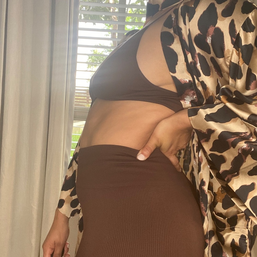 Silk-like Leopard Maxi Robe - Picture 4 of 7